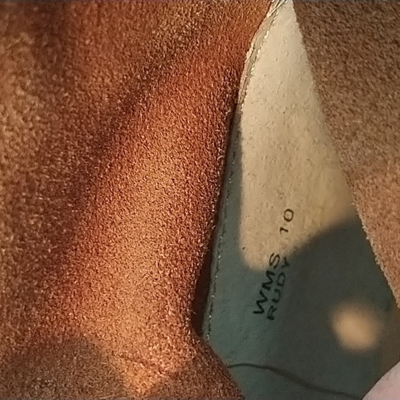 Report Rudy Leather Suede Tan Pull On Ankle Bootie 10 - Picture 11 of 12